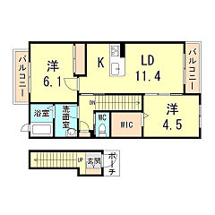 物件の間取り