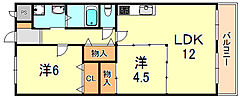 物件の間取り
