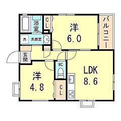 物件の間取り