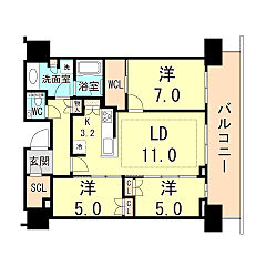 物件の間取り