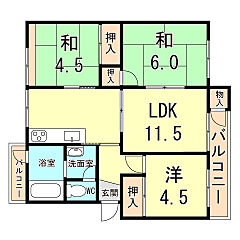 物件の間取り