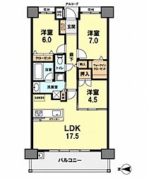 ワコーレ舞子グランテラス 3LDKの間取図画像