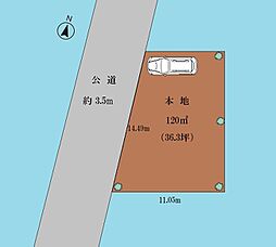 蓮田駅徒歩13分の好立地。条件なし売地の登場です。