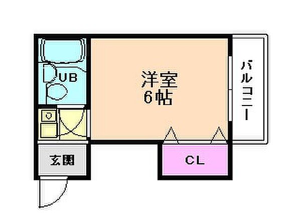 トヨノ第5マンション 310｜大阪府池田市西本町(賃貸マンション1K・3階・18.00㎡)の写真 その2
