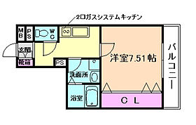 ミーツハウス池田 301 ｜ 大阪府池田市栄本町（賃貸アパート1K・3階・27.50㎡） その2