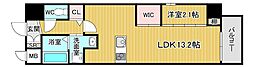ONLYONE池田新町 1LDKの間取図画像