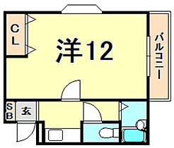 兵庫県尼崎市杭瀬北新町３丁目（賃貸マンション1K・2階・30.42㎡） その2