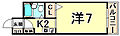 メルベールマウンテンヴィレッジ4階3.2万円