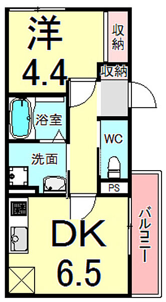 兵庫県尼崎市宮内町２丁目(賃貸アパート1DK・3階・30.72㎡)の写真 その2