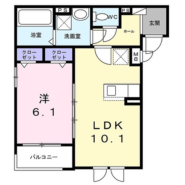 兵庫県尼崎市今福２丁目(賃貸アパート1LDK・2階・40.82㎡)の写真 その2