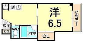 兵庫県伊丹市西台３丁目（賃貸マンション1K・2階・23.00㎡） その2