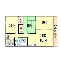 兵庫県伊丹市野間北３丁目（賃貸マンション3LDK・1階・62.00㎡） その2