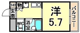 兵庫県尼崎市尾浜町２丁目（賃貸マンション1R・3階・18.00㎡） その2