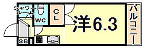 兵庫県伊丹市荒牧４丁目（賃貸アパート1R・2階・18.01㎡） その2