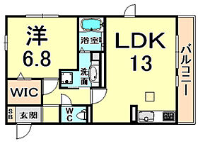 兵庫県尼崎市常光寺３丁目（賃貸アパート1LDK・1階・50.43㎡） その2