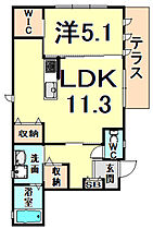 兵庫県伊丹市安堂寺町６丁目（賃貸アパート1LDK・1階・42.20㎡） その2