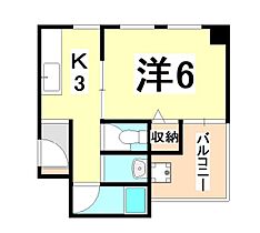 兵庫県伊丹市西台５丁目（賃貸マンション1K・4階・20.00㎡） その2