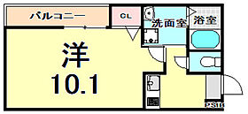 兵庫県尼崎市浜田町１丁目（賃貸アパート1K・3階・30.12㎡） その2