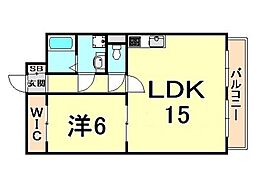 間取図画像 1LDK