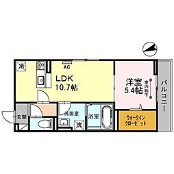 間取図画像 1LDK