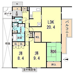 間取図画像 3LDK