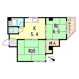 間取図画像 2K