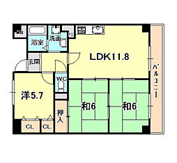 ウエストヒルズII 3階