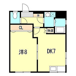 イナオカビル永沢町 5階/5-B