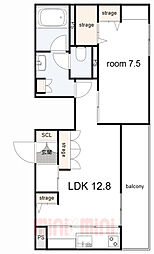 間取図画像 1LDK