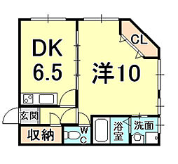 間取図画像 1DK