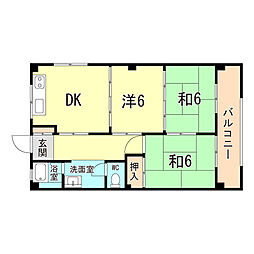 間取図画像 3DK