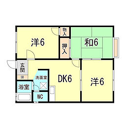 リビング西山町 2階/201