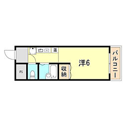 間取図画像 1K