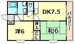 間取図画像 2DK