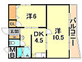 パークハイツ青谷3階6.3万円