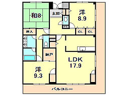 間取図画像 3SLDK