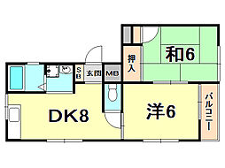 夙川ニューハイツ 2階