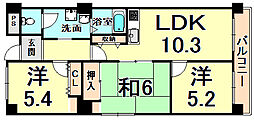 間取図画像 3LDK