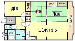 間取図画像 3LDK