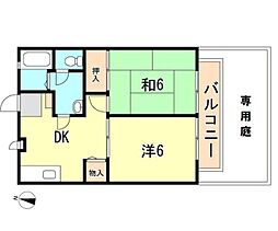 ビーラインミフネ1号館 1階