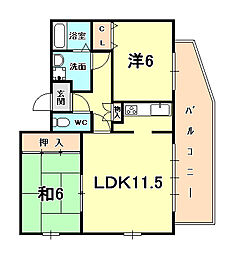 カーサ甲陽園 3階