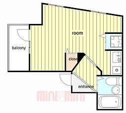 間取図画像 ワンルーム