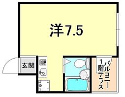 間取図画像 1K