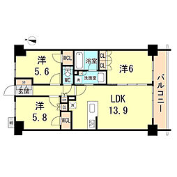 間取図画像 3LDK