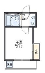 レオパレス新伊丹第2 1Kの間取図画像