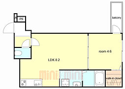間取図画像 1LDK
