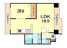 間取図画像 1LDK