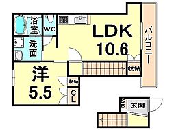 間取図画像 1LDK