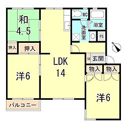 間取図画像 3LDK