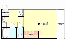 間取図画像 ワンルーム